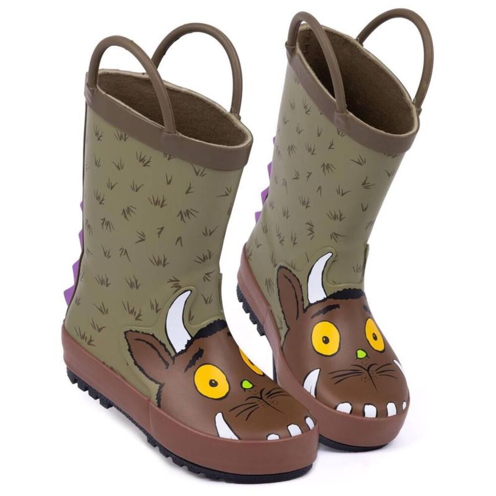 The Gruffalo Childrens/Kids 3D Spikes Galoshes / Brown